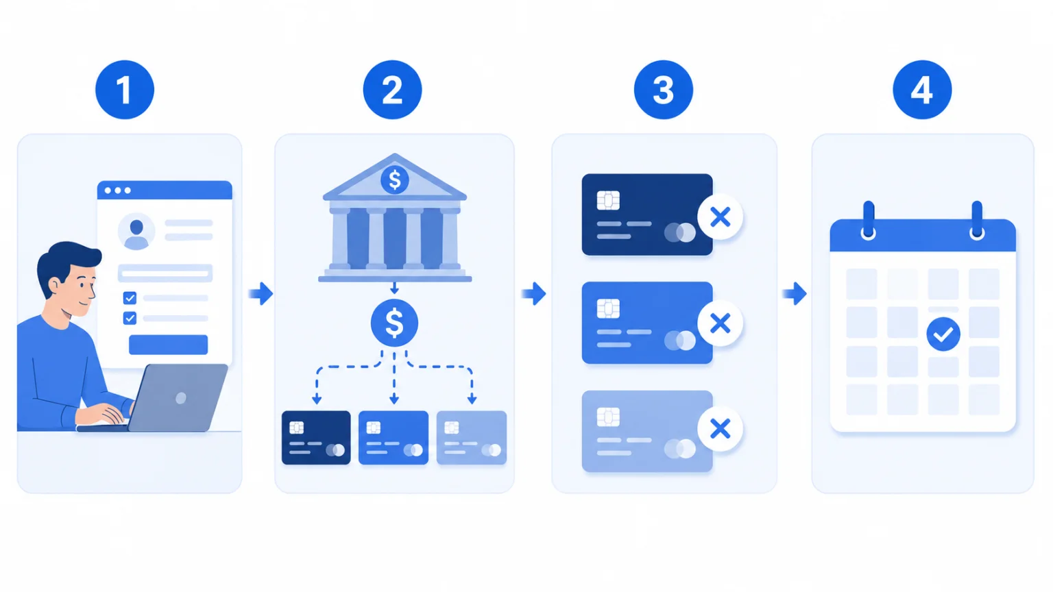 how debt consolidation loans work in four simple steps